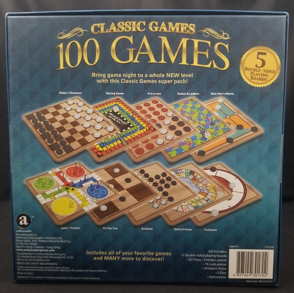 NWT - MERCHANT AMBASSADOR - 100 CLASSIC GAMES - Picture 2 of 5